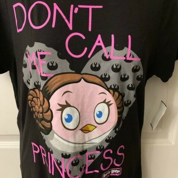 Angry Birds Star‎ Wars Women Black Shirt Size Large - Picture 3 of 6